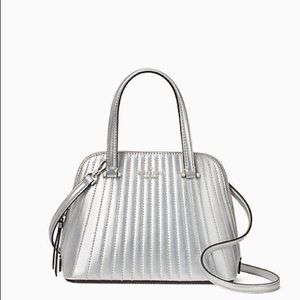 Kate Spade Silver small dome satchel